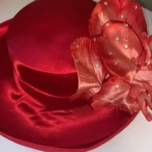 Ann Marie | Accessories | Beautiful Vintage Red Satin Church 